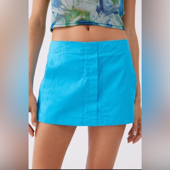 NWT Urban Outfitters Blue Jace Skort - Picture 2 of 10